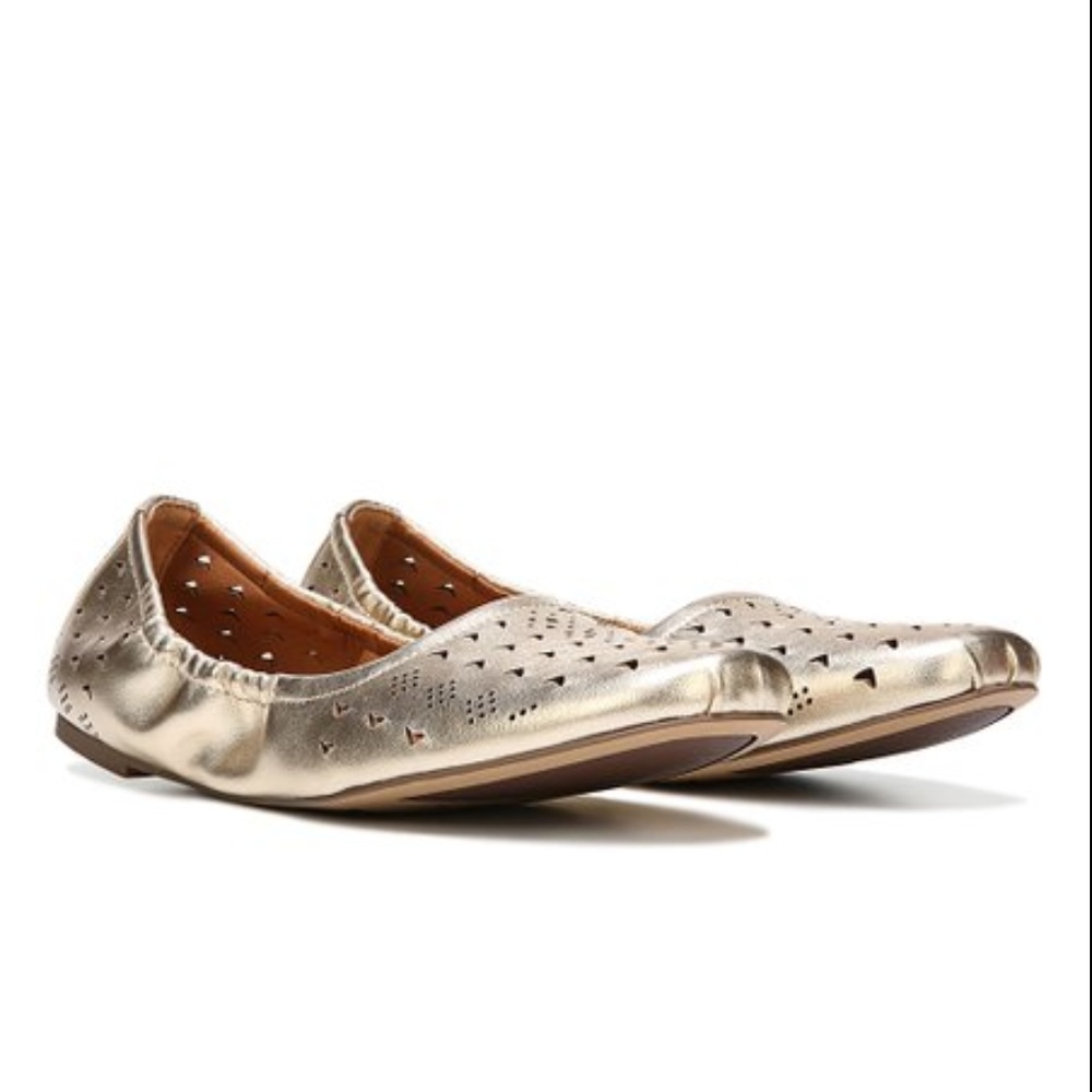 SARTO by Franco Sarto Gold Brewer Leather Flat